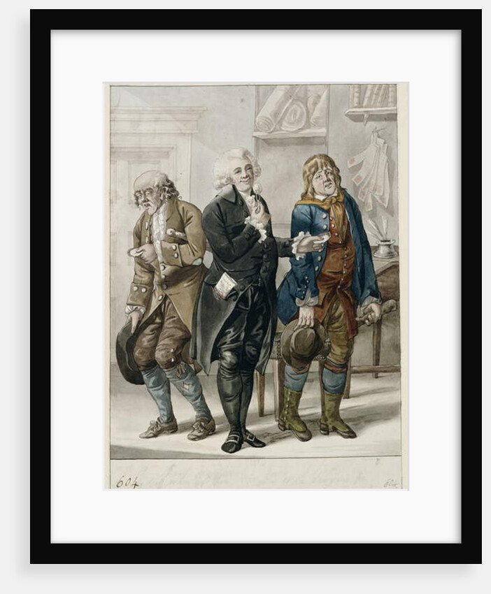 A Sharp between two Flats by Robert Dighton