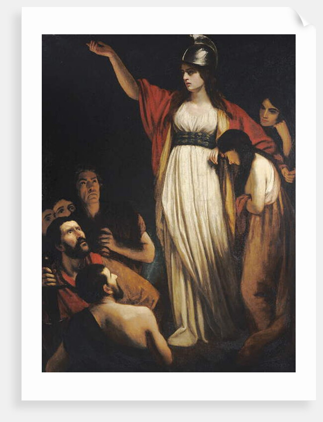 Boadicea haranguing the Britons by John Opie