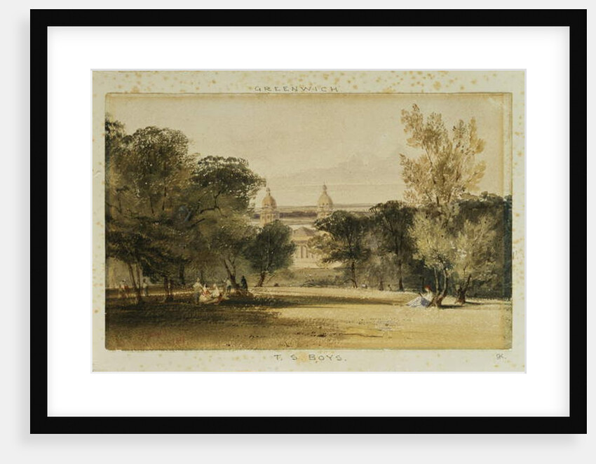Greenwich Hospital from the Park, 1830 by Thomas Shotter Boys