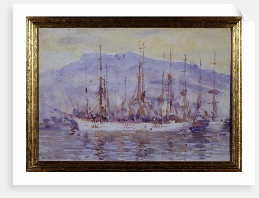 Three Masters, Falmouth, 1904 by Henry Scott Tuke