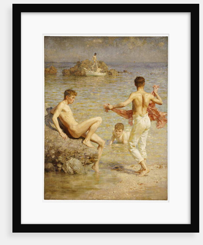 Gleaming Waters, 1910 by Henry Scott Tuke