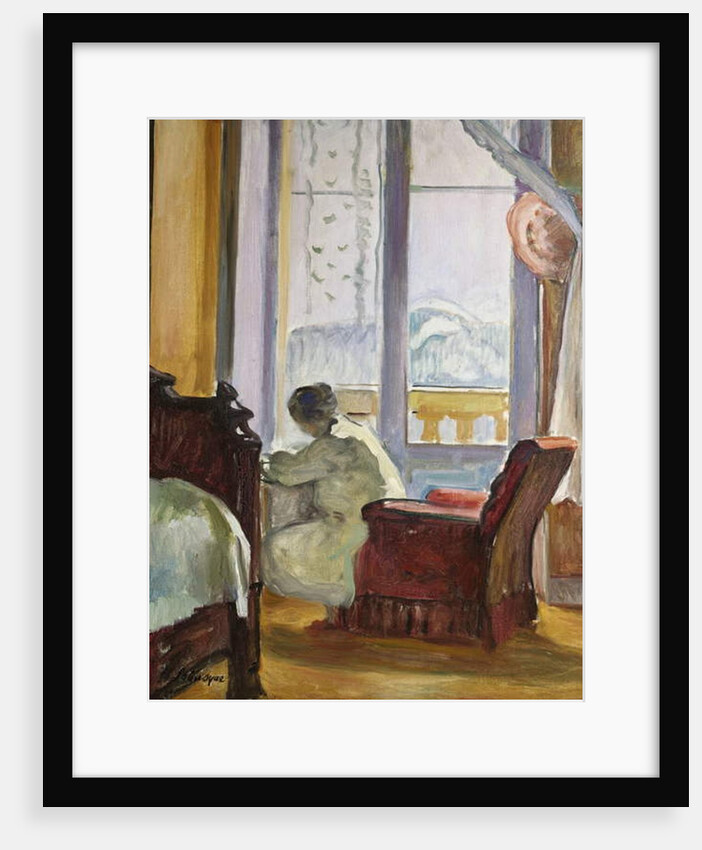 Woman Writing by Henri Lebasque