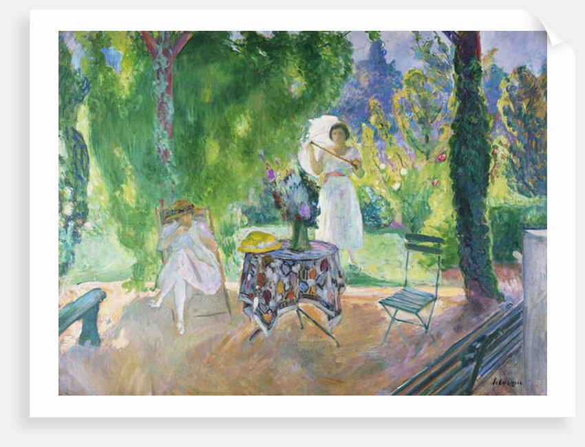 Two Women in a Garden in Summer, c.1923 by Henri Lebasque