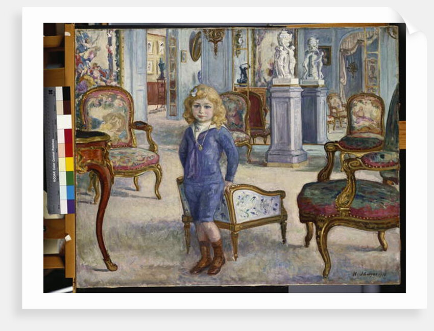 Paul de Camondo at the Hotel de Camondo, 1910 by Henri Lebasque