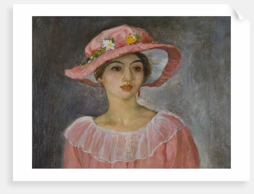 The Pink Hat by Henri Lebasque