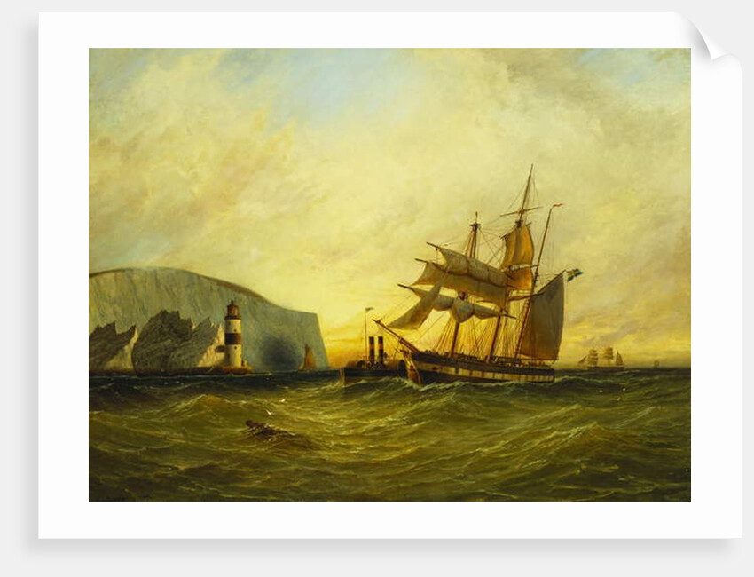 Off the Needles, Isle of Wight, 1899 by George Gregory