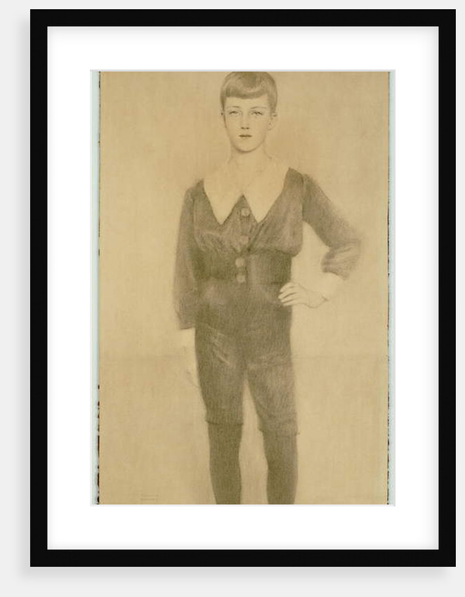 Prince Leopold of Belgium, Duke of Brabant, 1913 by Fernand Khnopff