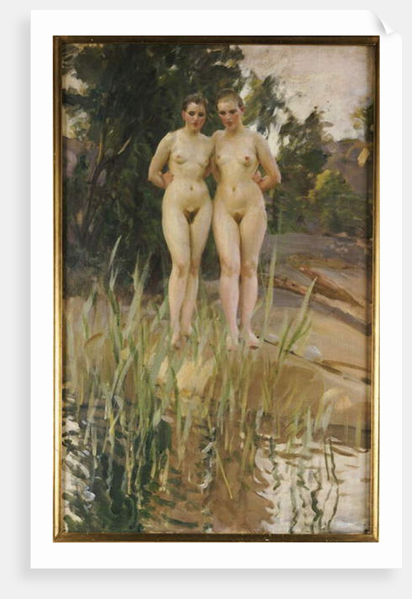 Two Friends by Anders Leonard Zorn