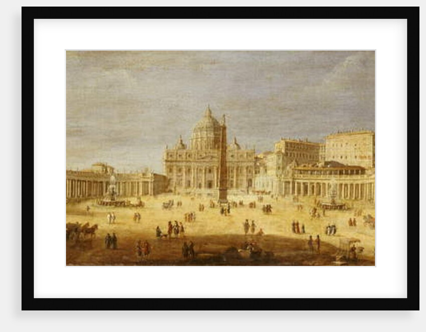 Piazza S. Pietro, Rome by Gaspar van Wittel