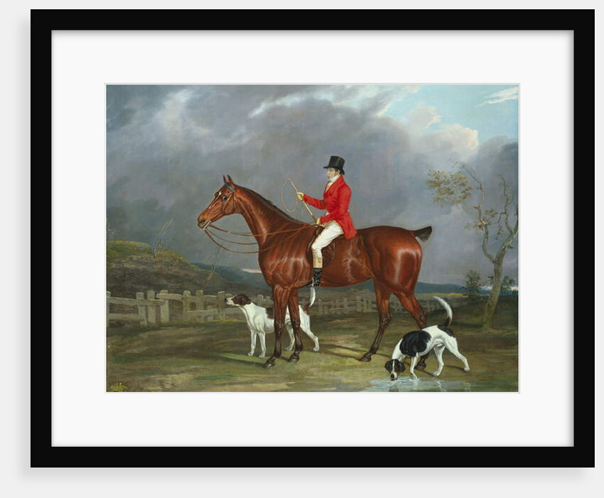 A Huntsman and Hounds, 1824 by David of York Dalby