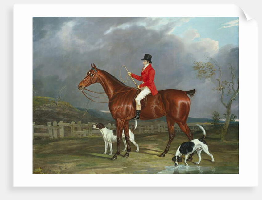 A Huntsman and Hounds, 1824 by David of York Dalby