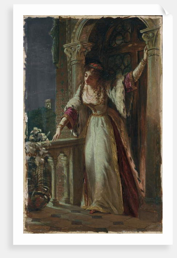 It is I, be not afraid - Juliet on her Balcony by Frank Dicksee