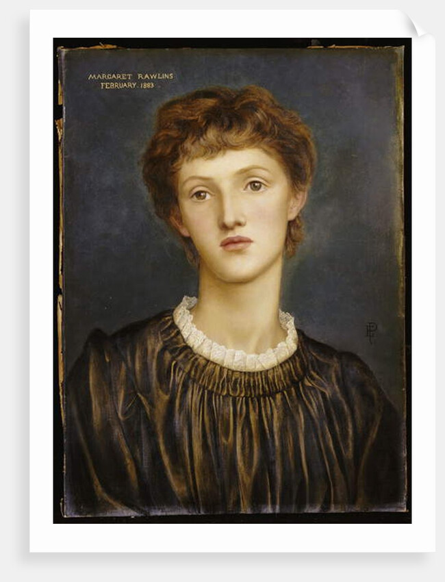 Portrait of Margaret Rawlins, 1883 by Evelyn De Morgan