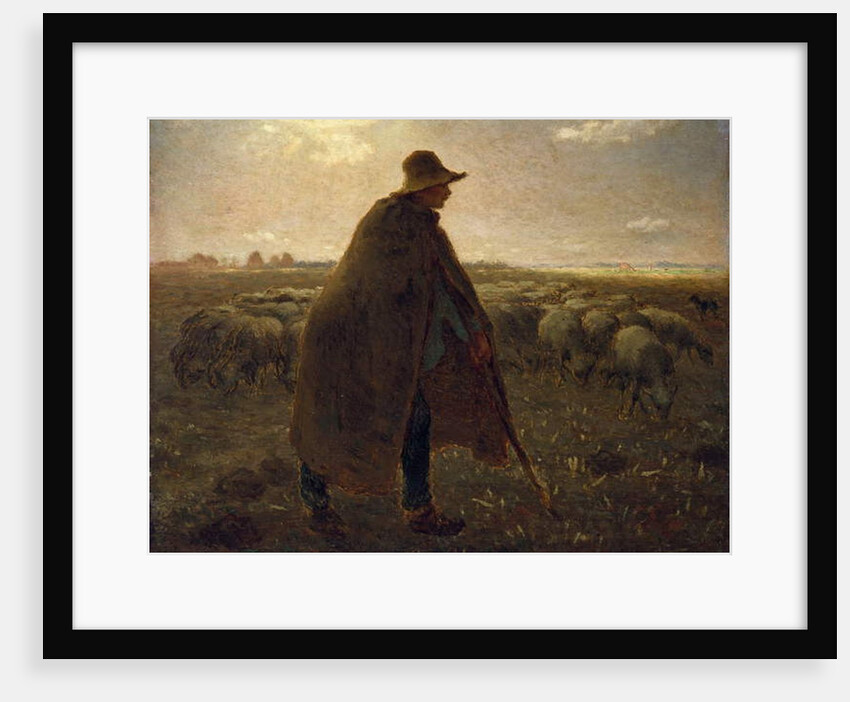 The Shepherd, c.1858-62 by Jean-Francois Millet