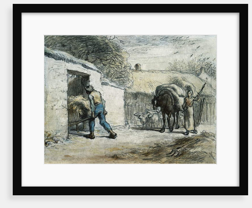 The Return from the Field by Jean-Francois Millet