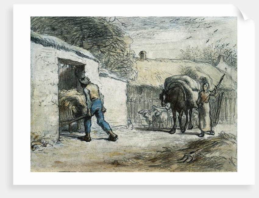 The Return from the Field by Jean-Francois Millet