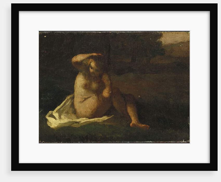 The Bather by Jean-Francois Millet