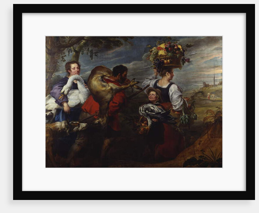 Peasants on their way to Market by Jan & Snyders Frans Boeckhorst