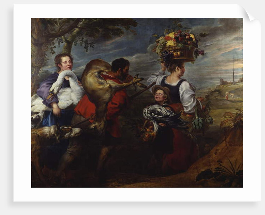 Peasants on their way to Market by Jan & Snyders Frans Boeckhorst