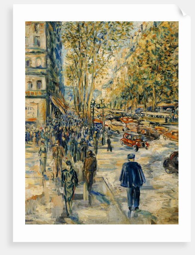 Champs Elysee by Jean Francois Raffaelli
