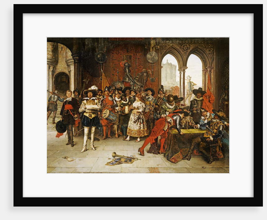 Musketeers of the King, 1885 by Adolphe Alexandre Lesrel