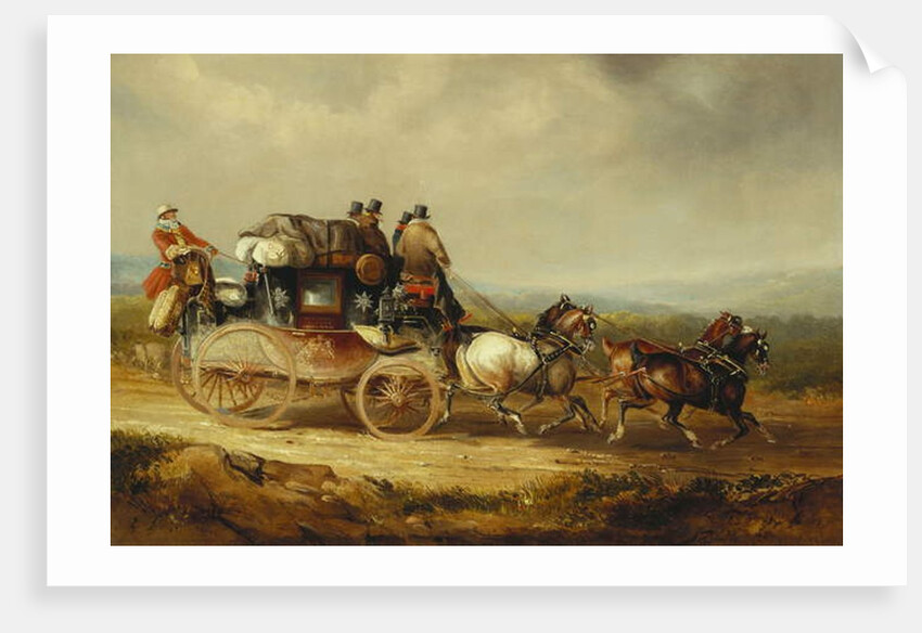 The London to Worcester Royal Mail by Charles Cooper Henderson