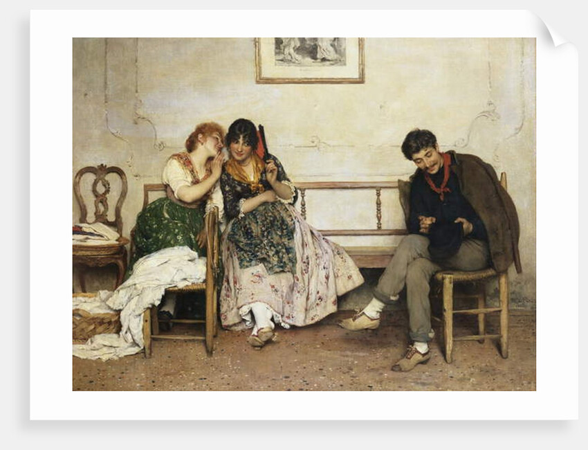 Proposal of Love, 1884 by Eugen von Blaas