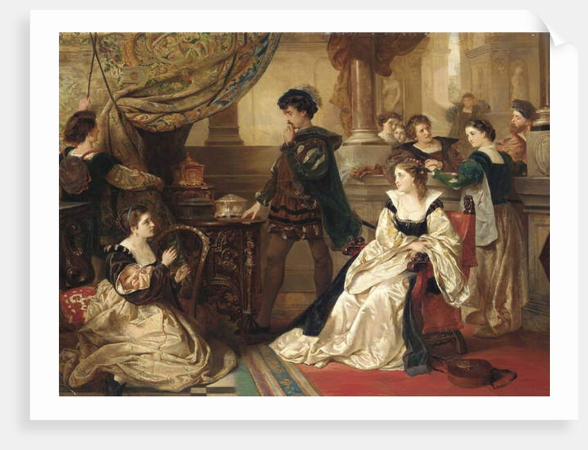 The Three Caskets by Robert Alexander Hillingford