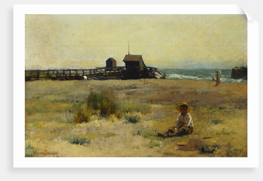 Boy on a Beach, 1884 by Walter Frederick Osborne