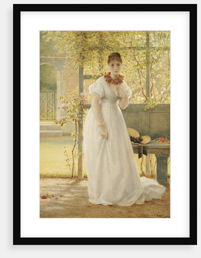 In the Walled Garden, 1869 by George Dunlop Leslie