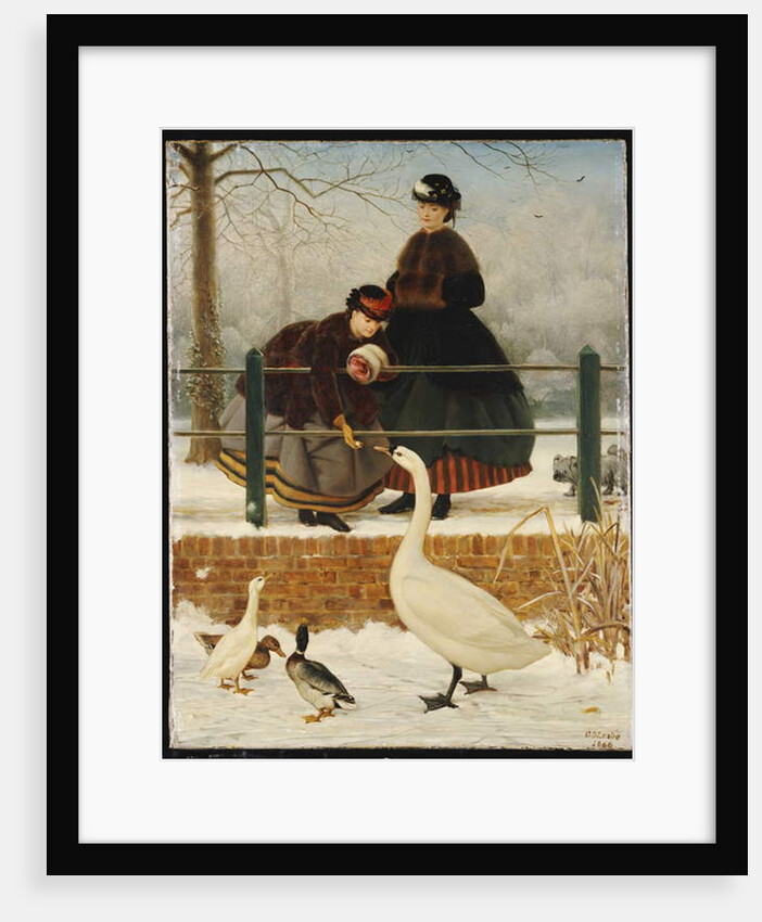 Frozen Out, 1866 by George Dunlop Leslie