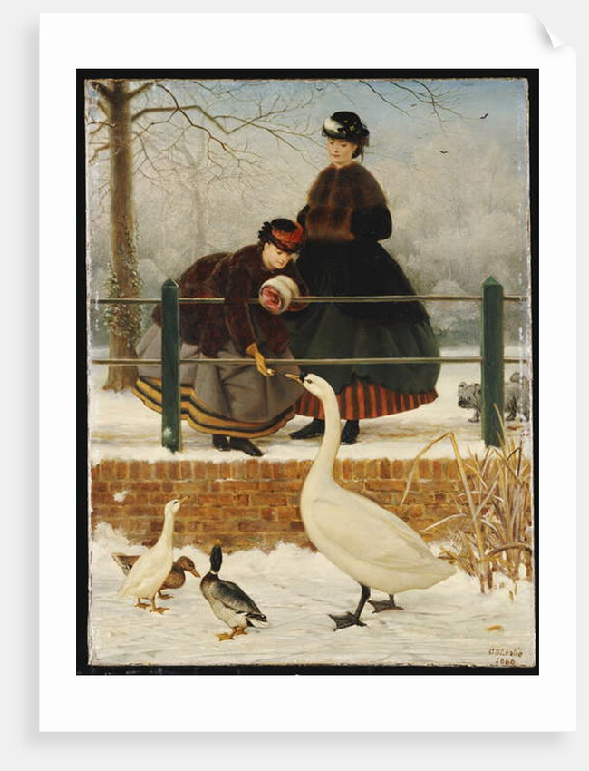 Frozen Out, 1866 by George Dunlop Leslie
