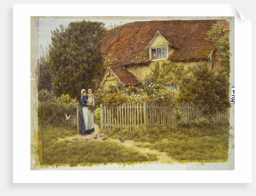 East End Farm, Moss Lane, Pinner by Helen Allingham