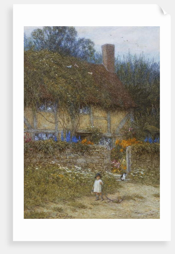 A Cottage near Godalming, Surrey by Helen Allingham
