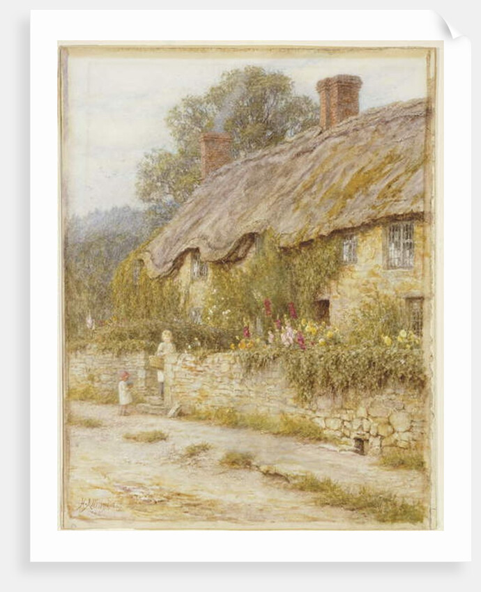 Cottage near Wells, Somerset by Helen Allingham
