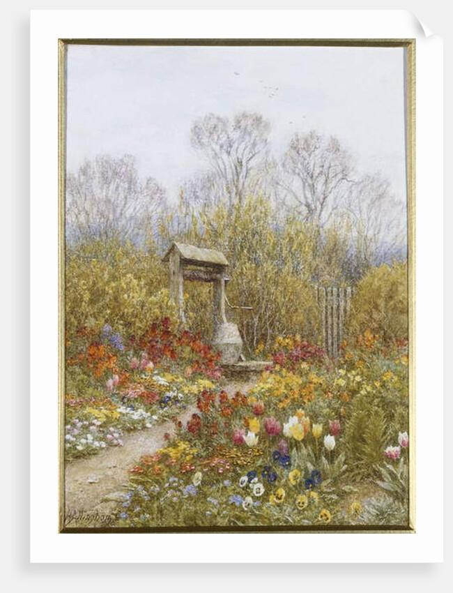 An Old Well, Brook, Surrey by Helen Allingham
