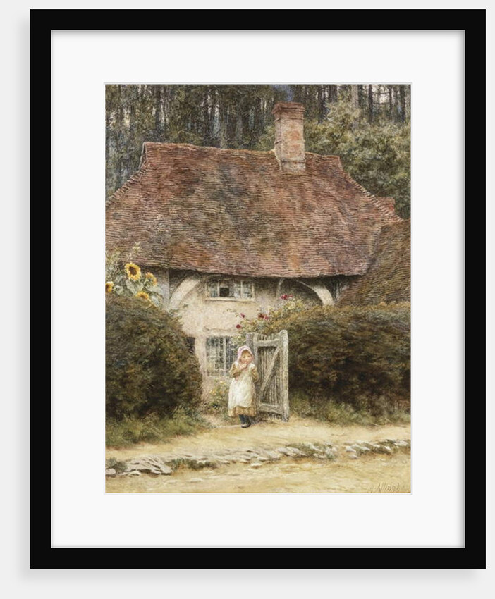 At the Cottage Gate by Helen Allingham
