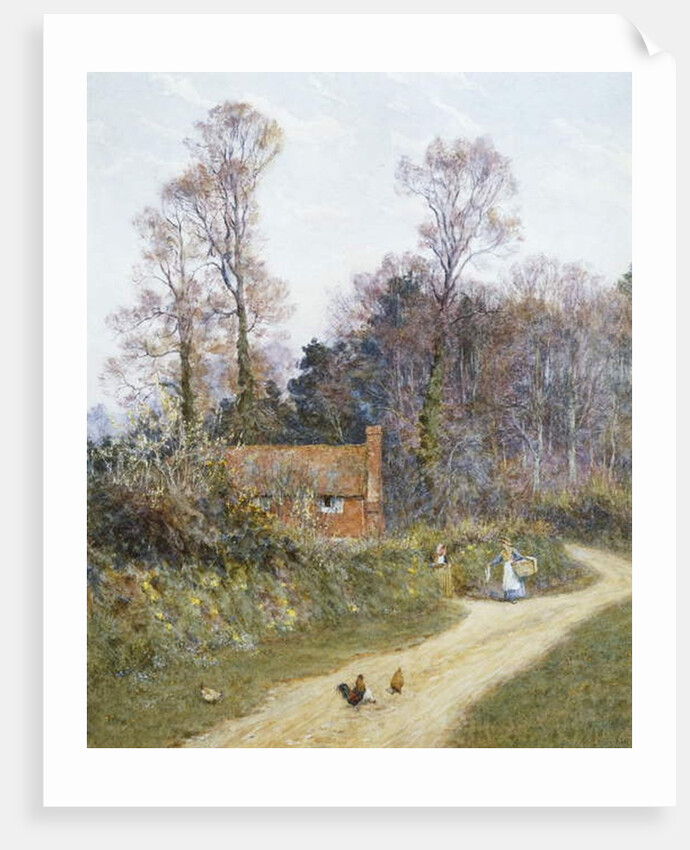 In a Witley Lane by Helen Allingham