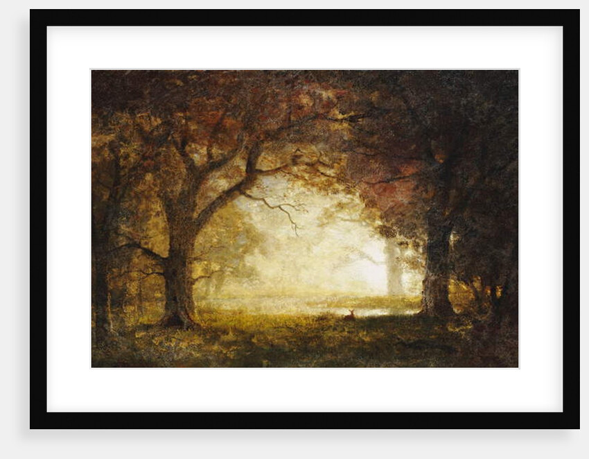 Forest Sunrise by Albert Bierstadt