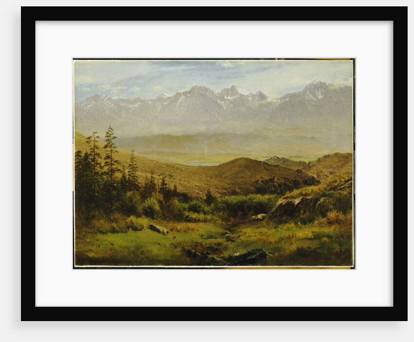 In the Foothills of the Rockies by Albert Bierstadt