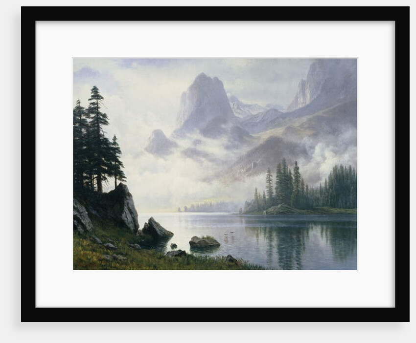 Mountain out of the Mist by Albert Bierstadt