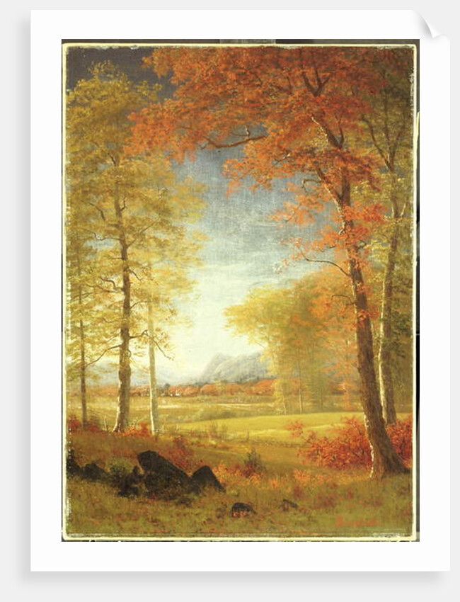 Autumn in America, Oneida County, New York by Albert Bierstadt