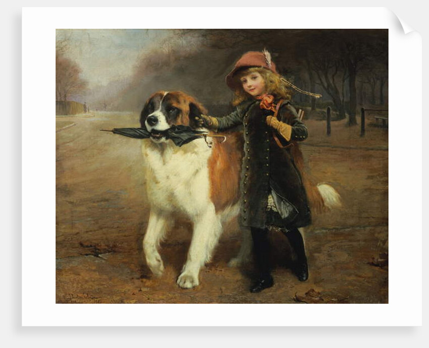 Off to School, 1883 by Charles Burton Barber