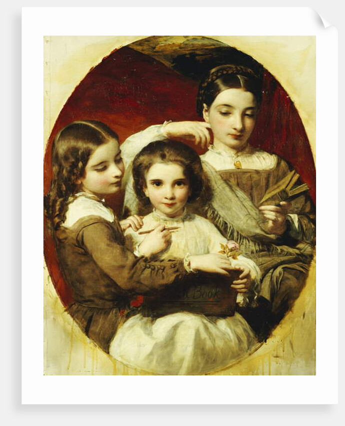 Portrait of the Russell Sisters, 1858 by James Sant