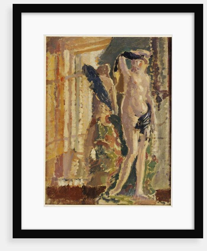 A Porcelain Figurine by a Mirror, 1910 by Spencer Frederick Gore