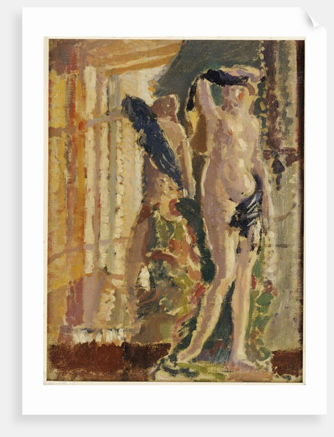 A Porcelain Figurine by a Mirror, 1910 by Spencer Frederick Gore