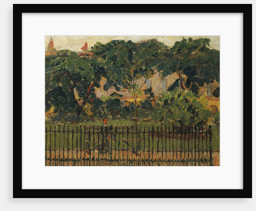 The Park Railings, Mornington Crescent by Spencer Frederick Gore