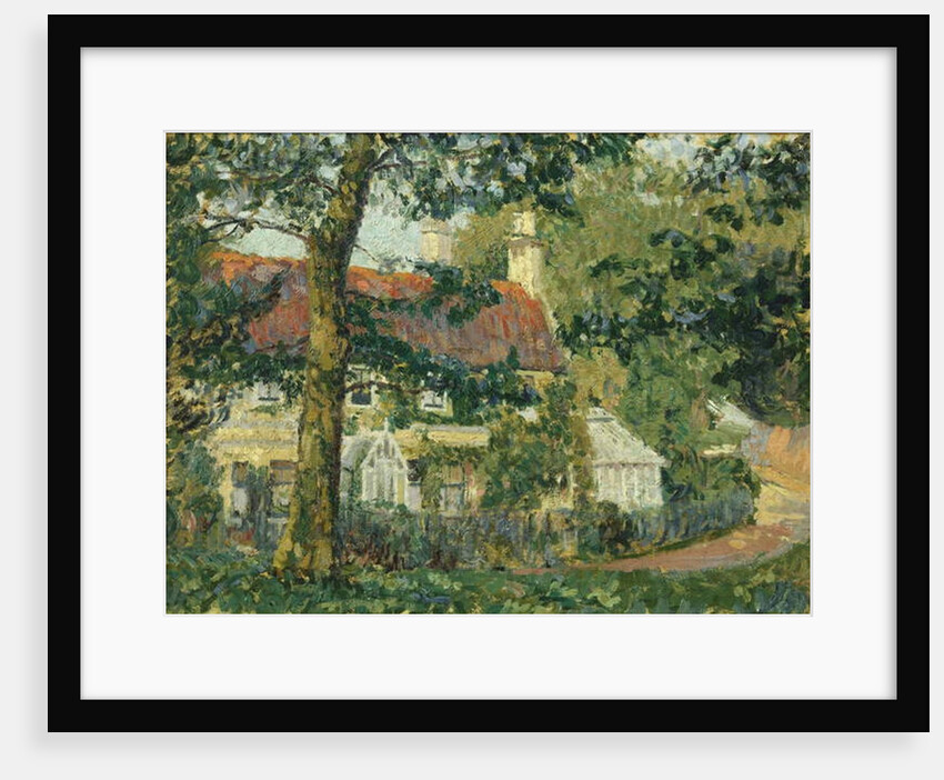 A Red-Roofed Cottage, Somerset, 1909-10 by Spencer Frederick Gore