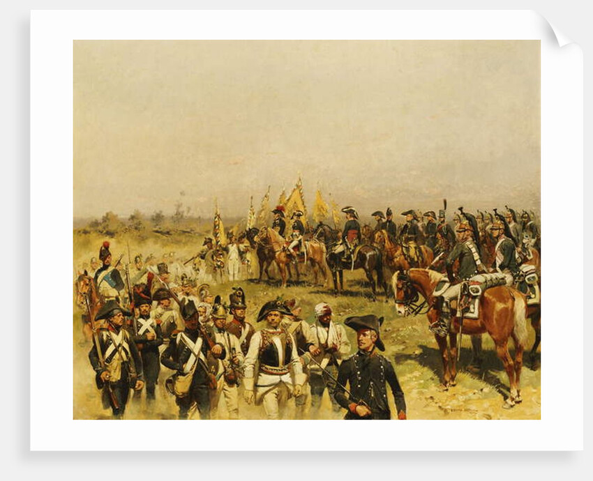 Napoleon commanding a View of the Prisoners, 1883 by Jean-Baptiste Edouard Detaille