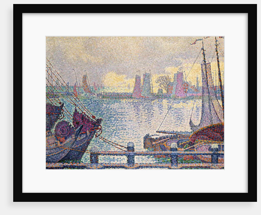 The Port of Volendam, 1896 by Paul Signac